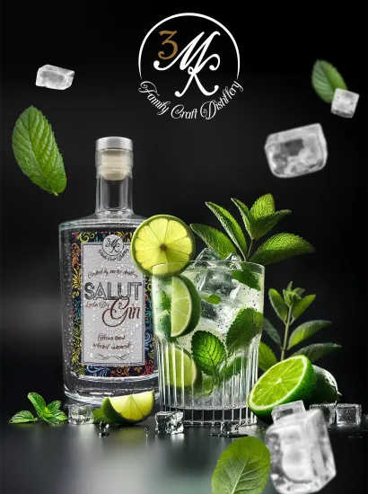 Salut Gin Mojito flyer Salut Gin Mojito flyer